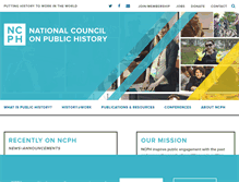 Tablet Screenshot of ncph.org